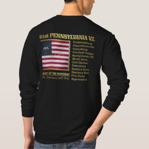 T-shirt quatre-vingt-onzième Infanterie volontaire de la