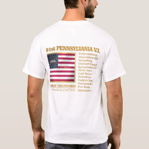 T-shirt quatre-vingt-onzième Infanterie volontaire de la