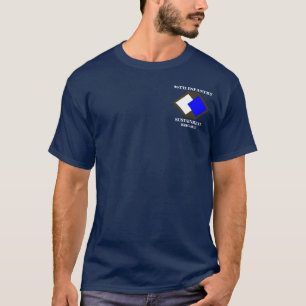 T-shirt quatre-vingt-seizième Pièce en t de Division