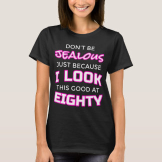 T-shirt Quatre-vingtième chemise de l'anniversaire des