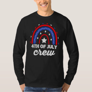 T-shirt Quatrième 4 juillet Équipement Famille Hommes Femm