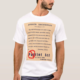 T-shirt Quatrième amendement (avant)