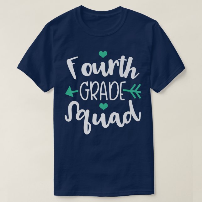 T-shirt Quatrième année Retour à l'école 4e année Premier  (Design devant)
