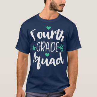 T-shirt Quatrième année Retour à l'école 4e année Premier