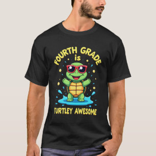 T-shirt Quatrième année Tortue-ment Incroyable Premier Jou