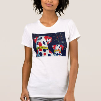 T-shirt Quatrième des Dalmates de liberté et de liberté de