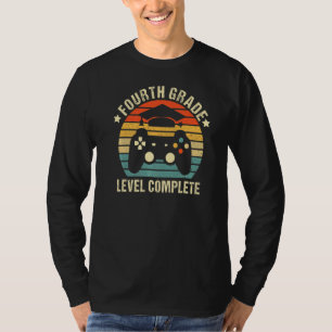T-shirt Quatrième Niveau Terminé Dernier Jour De L'École