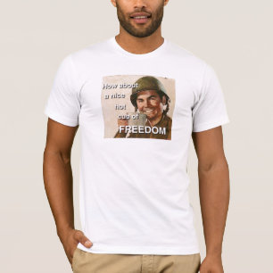 T-shirt Que diriez-vous d'une tasse chaude intéressante d