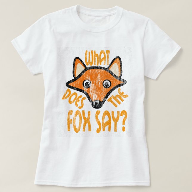 T-shirt Que dit le Fox DS (Design devant)