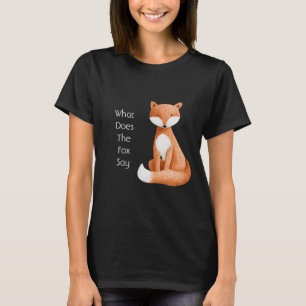 T-shirt Que dit le renard ??