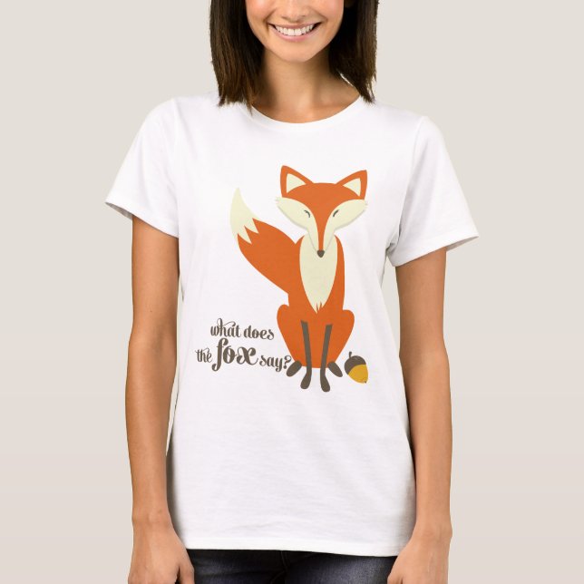 T-shirt Que Dit Le Renard Illustration T Shirt (Devant)