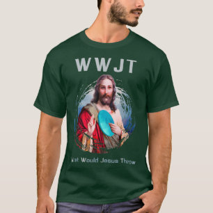 T-shirt Que Jésus Jeterait Drôle Disque Golf T Men