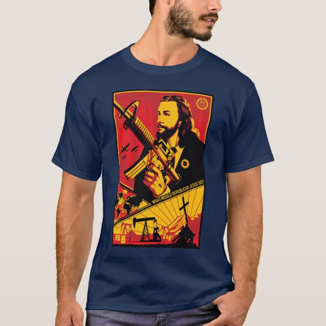 T-shirt Que Jésus républicain ferait-il ? (Devant)