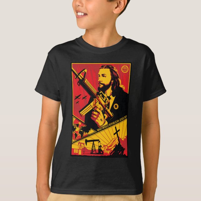 T-shirt Que Jésus républicain ferait-il ? (Devant)