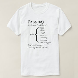 T-shirt Que jeûne ?