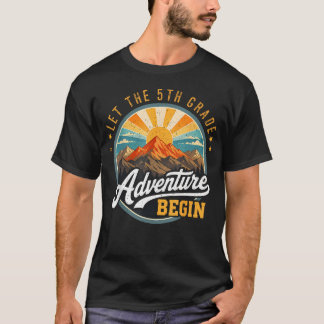 T-shirt Que l'aventure de 5e commence Retour à l'école