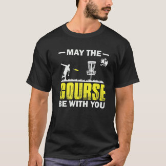 T-shirt Que Le Cours Soit Avec Vous Frisbee Hors Sport D