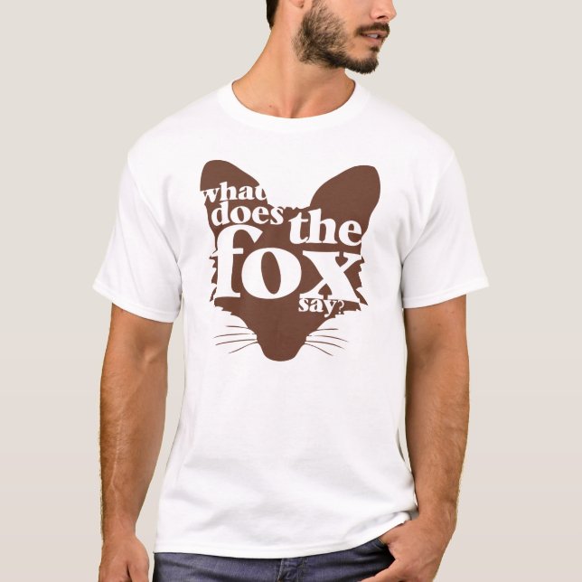 T-shirt Que le Fox indique-t-il ? (Devant)