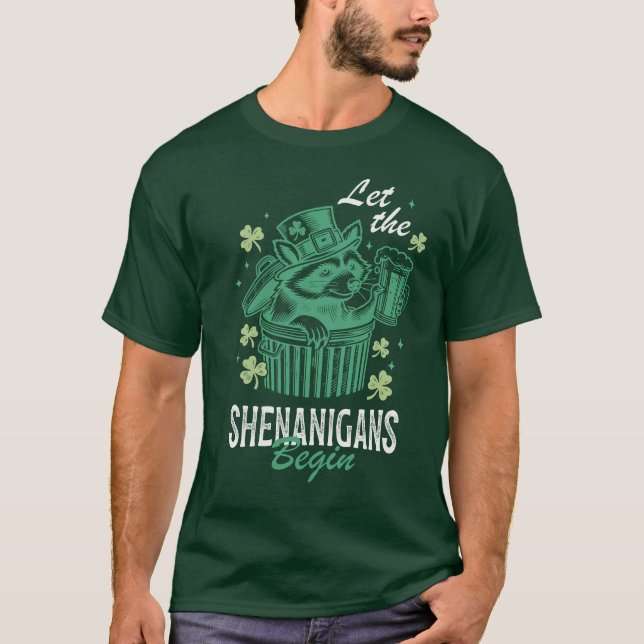 T-shirt Que Les Shenanigans Commencent (Devant)