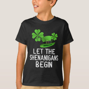T-shirt Que les Shenanigans commencent Funny St Patricks D