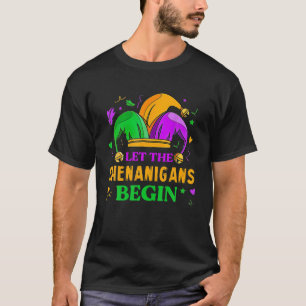 T-shirt Que Les Shenanigans Commencent Mardi Gras Pour Les