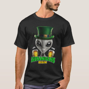 T-shirt Que les Shenanigans commencent Saint-Patrick alie