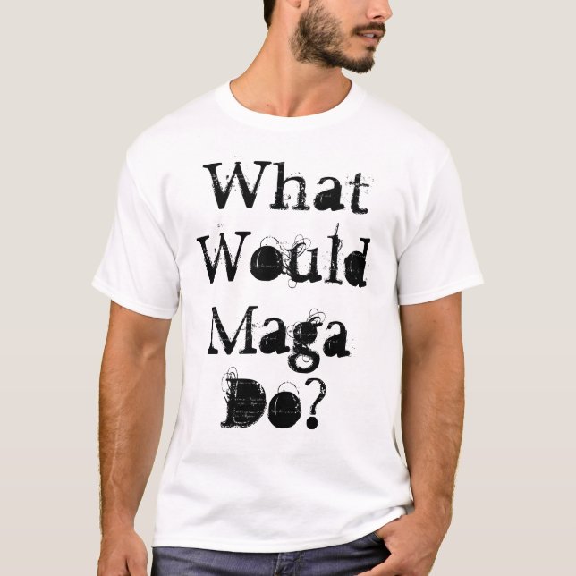 T-shirt Que Maga ferait-il ? (Devant)