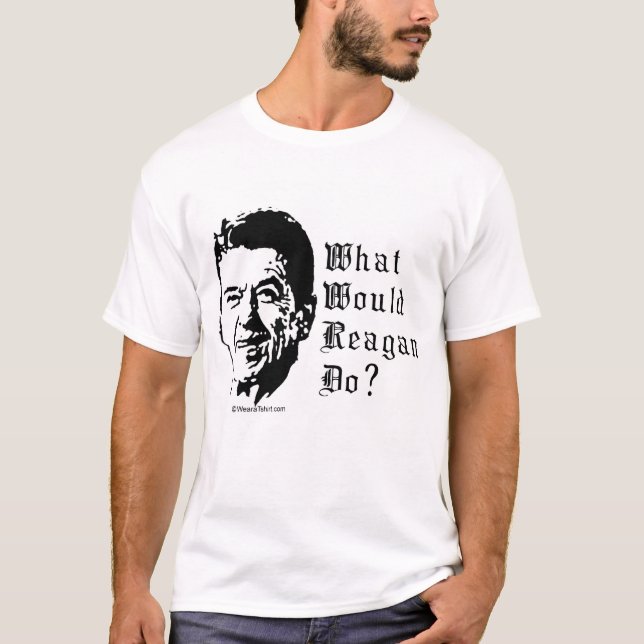 T-SHIRT QUE REAGAN FERAIT-IL ? (Devant)