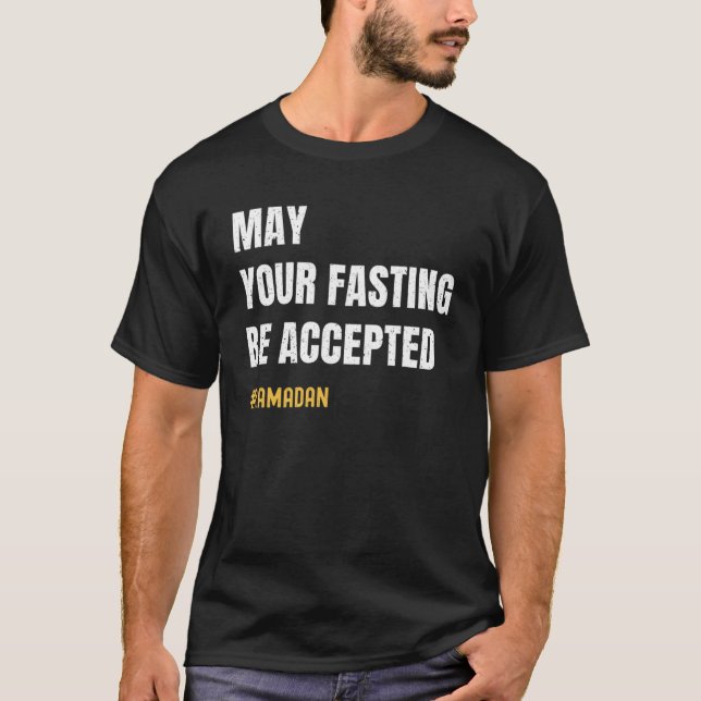 T-shirt Que Votre Jeûne Soit Acceptée Ramadan Kareem Ramad (Devant)
