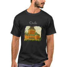Québec Canada Aquarelle Vintage Voyage