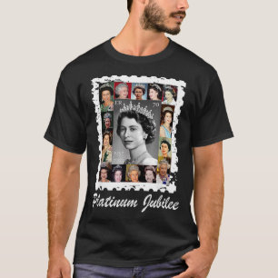 T-shirt Queen Elizabeths Platinum Jubilé 70 ans Celebra