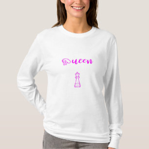 T-shirt Queen - La pièce la plus puissante aux échecs