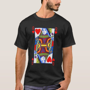 T-shirt Queen Of Hearts Drôle Saint Valentin Tee   Pl Poke