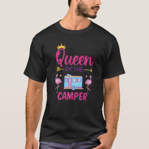 T-shirt Queen Of The Camper Camping Vacation Summer Trip R