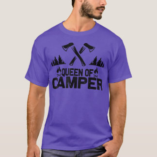 T-shirt Queen of the Camper Leopard Femmes Camper T