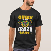 Queen Of The Crazy Parade Beads Bling Joker Jester