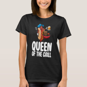 T-shirt Queen Of The Grills Femmes Foodie Saucisse Aimer 2