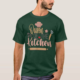 T-shirt queen of the kitchen cooking master chef cook 