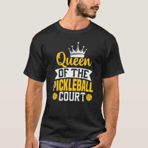 T-shirt Queen Of The Pickleball Court