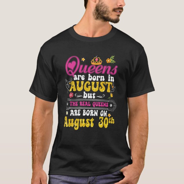 T-shirt Queen Was Born (Devant)