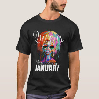 T-shirt Queens Are Born In January