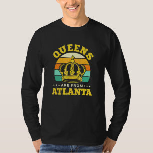 T-shirt Queens From Atlanta Hometown Georgia Home Stat