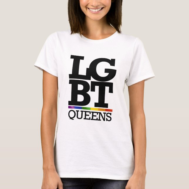 T-SHIRT QUEENS LGBT - .PNG (Devant)