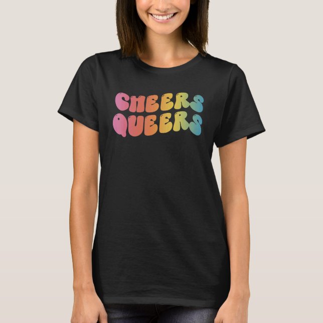 T-shirt Queer Human Rights Bisexual Pride Ally Transgender (Devant)