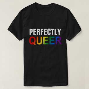 T-shirt QUEER PARFAITEMENT (Arc-en-ciel) LGBTQ+ Pride