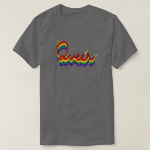 T-shirt Queer Parties scintillant Pride Arc-en-ciel