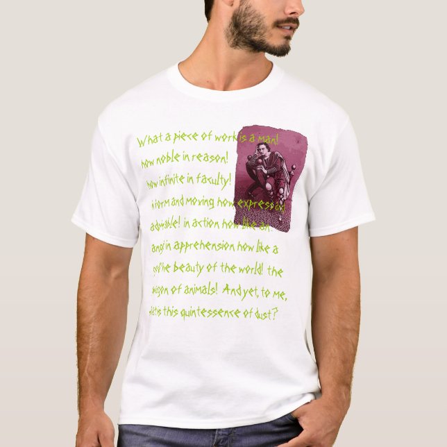 T-shirt Quel échantillon d'ouvrage est un homme ! (Devant)