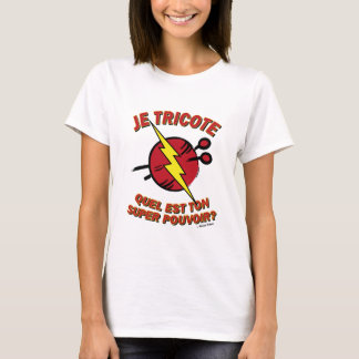 T-shirt "Quel est ton super pouvoir ?" - Edition Cerise