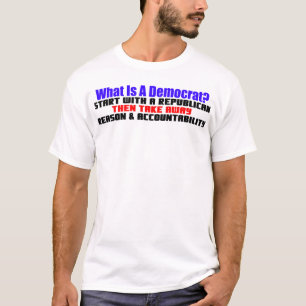 T-shirt Quel est un Démocrate ?