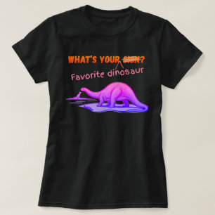 T-shirt Quel est votre DINOSAURE préféré